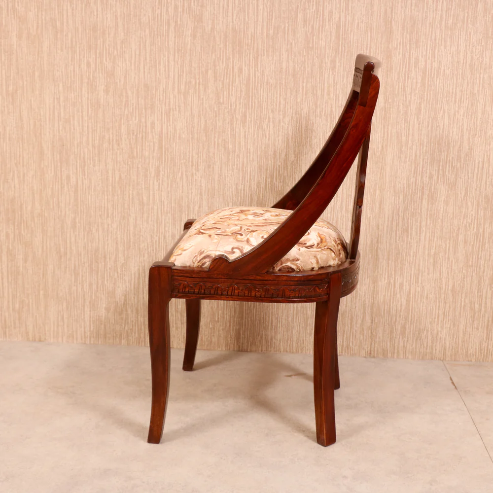 Heritage Acacia Wood 4-Seater Dining Set – Walnut Classic - Image 3