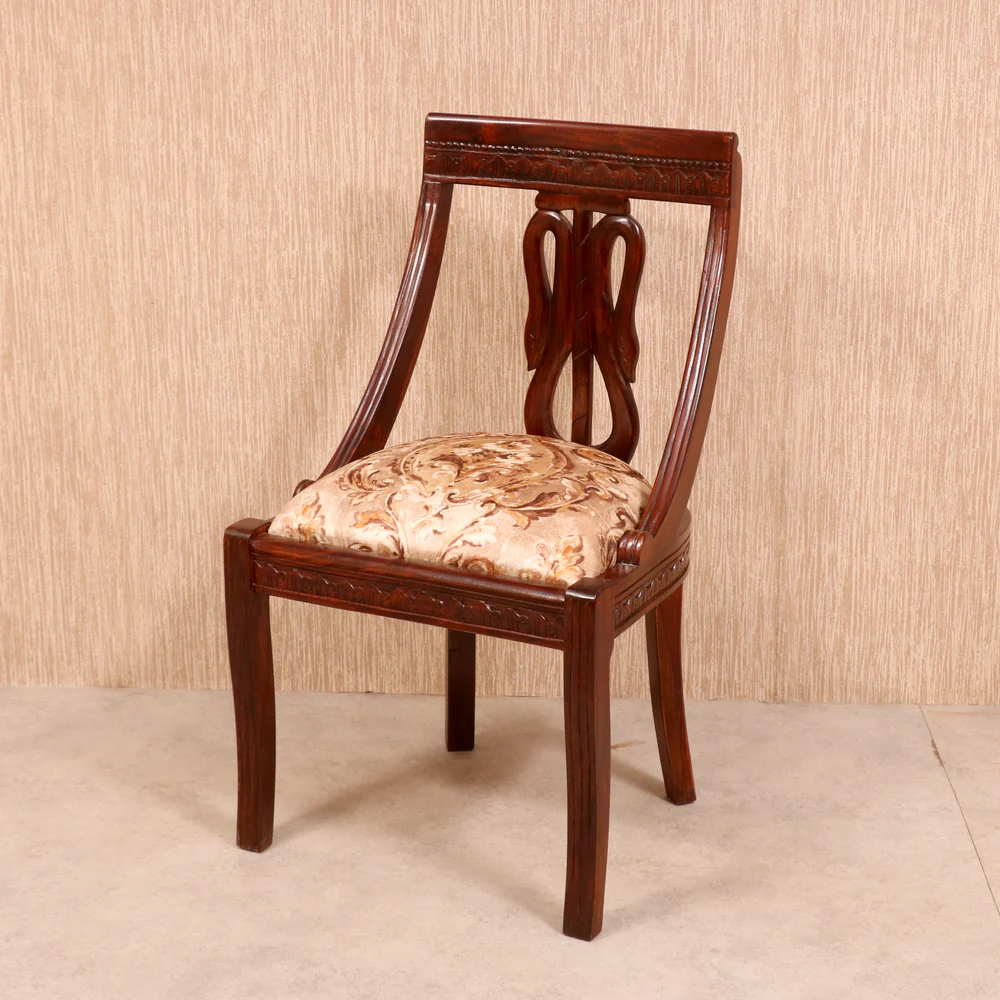 Heritage Acacia Wood 4-Seater Dining Set – Walnut Classic - Image 6