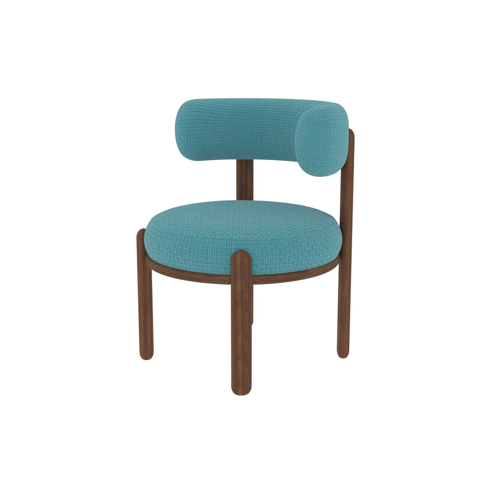 Kyoto Curve – 4-Seater Low-Height Sheesham Wood Dining Set - Image 5